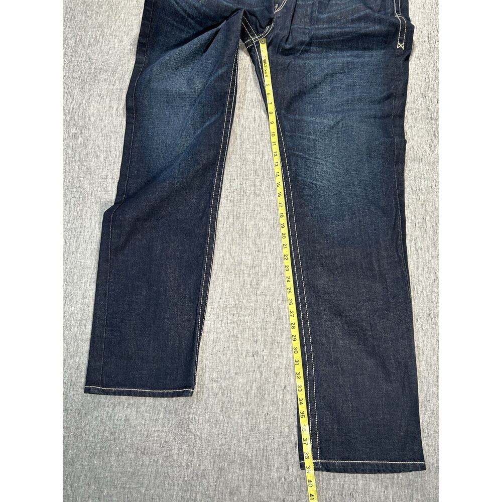 Ariat M5 Jeans Mens 44x38 Straight Leg Straight Stretch Denim Cowboy Western - Picture 13 of 16